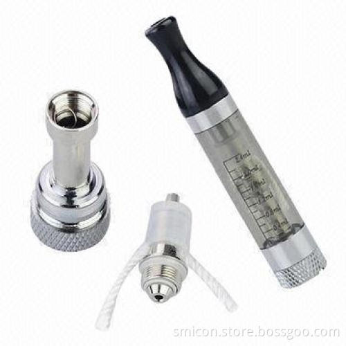 T2 Atomizers, 2.4mL Capacity with Short Wick and Replacement, Various Color